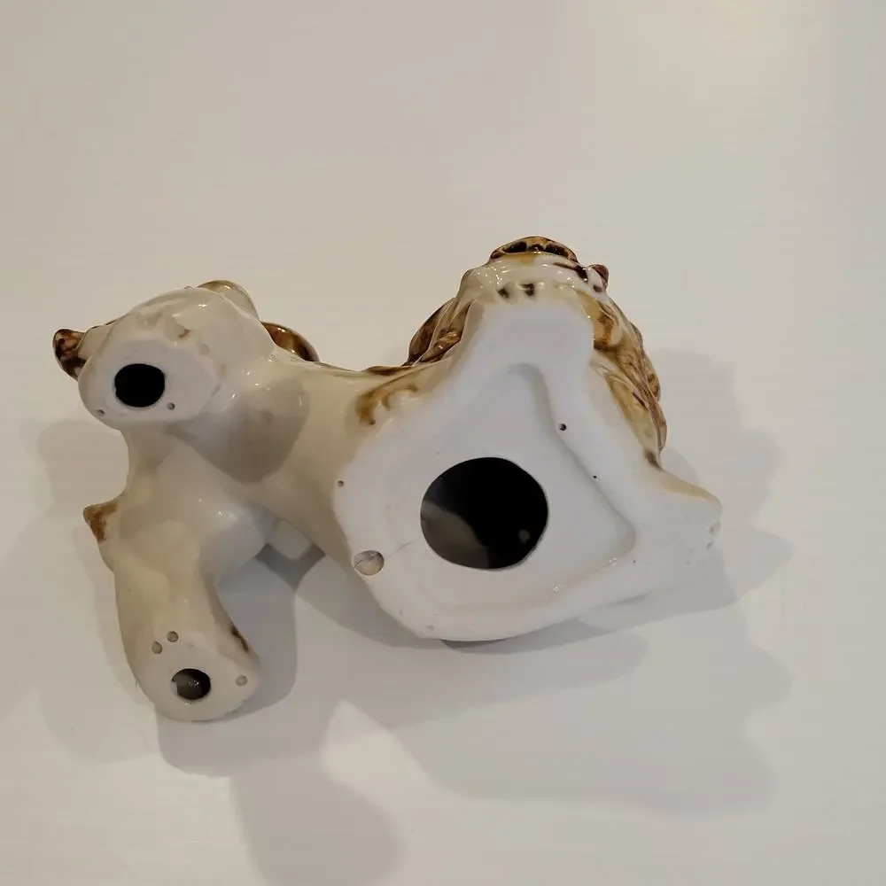 Vintage Unique Chinese Asian Foo Dogs-Fu Figurine